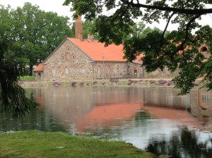 In summer, 2015, I attended the Viljandi Craft Camp, in Olustvere, Estonia. This is a picture of an 18th century distillery, where the silversmithing classes were held. 