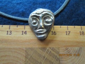 KALEVIPOEG. Kalevipoeg is the name of Estonia's national epic and its national hero. This fine silver pendant honors Kalevipoeg, who journeys to the ends of the earth to expand his knowledge.